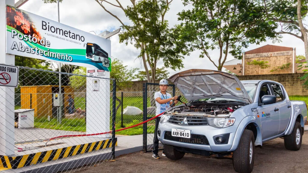 Posto de abastecimento de biometano